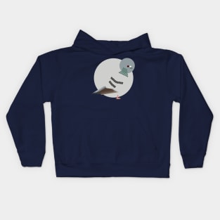 Cool Geometrical Rock Pigeon Kids Hoodie